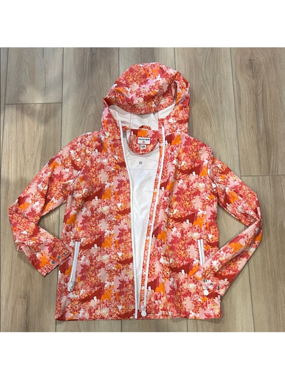 Hunter X Target floral rain jacket youth size L